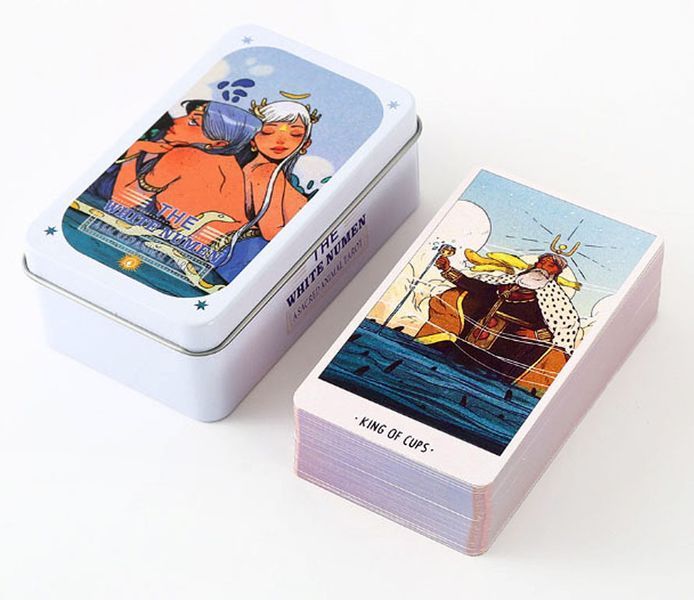 Карты Таро Белого Божества White Numen Tarot в металлической коробке 2515654132 фото