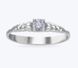 Кольцо серебряное с фианитом Презент 925 Rhodium 17 размер 2564746427 фото 1