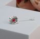 Брошь-игла серебряная цветок Калачик 925 196-S-0210b фото 1