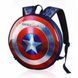 Круглый Рюкзак Капитан Америка Marvel Captain America Superhero Logo CA CA фото 1