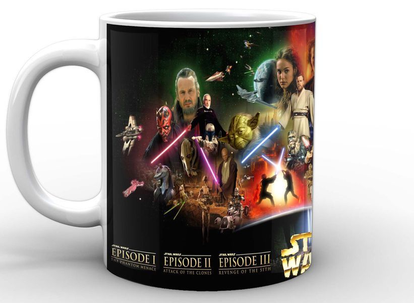 Кружка Geek Land белая Звёздные войны Star Wars Герои 6 эпизодов SW.002.62 SW.002.62 фото