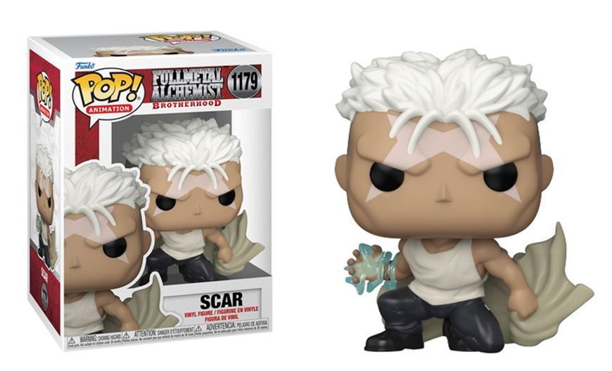 Фігурка Funko Pop Фанко Поп&nbsp;Fullmetal Alchemist Сталевий алхімік Brotherhood - Scar Шрам 10см FA BS 1179 FA BS 1179 фото