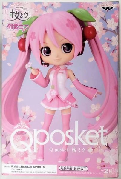 Фигурка Q posket Вокалоид Хатсуне Мику Vocaloid Hatsune Miku Sakura 14 см WST QP V HM B WST QP V HM B фото