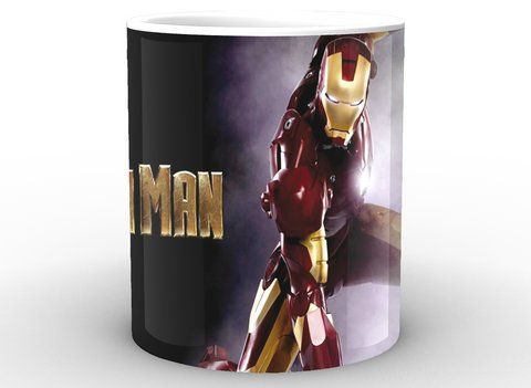 Кружка GeekLand белая Железный Человек Iron Man надпись IM.02.033.724 1757918806 фото