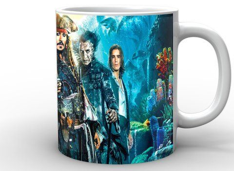 Кружка GeekLand белая Pirates of the Caribbean Пираты Карибского моря герои пятой части PC.02.030 PC.02.030 фото