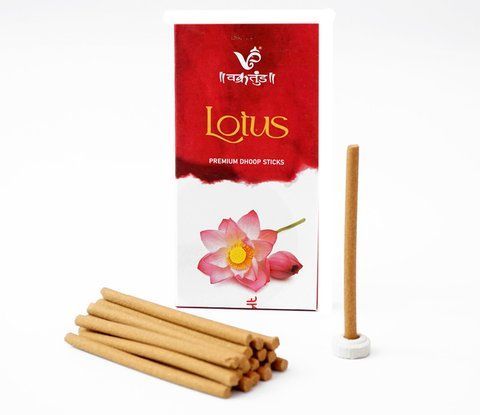 UNITED FRAGRANCE Lotus Dhoop 20 палочек Лотос 2569392370 фото
