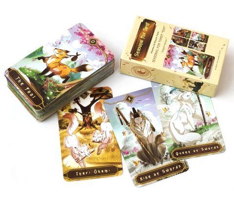 Карти Таро Сезонна лисиця Seasonal fox Tarot 2514226110 фото