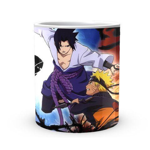 Кружка Geek Land белая Наруто Naruto Саске и Наруто драка в прыжке NA.02.305 NA.02.305 фото