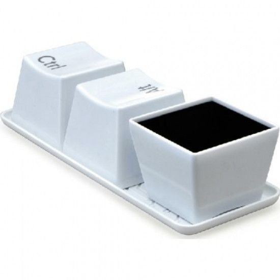 Оригинальные чашки кнопки Ctrl Alt Del white 2329571008 фото