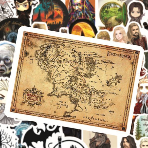 Стикерпак Набор наклеек GeekLand Властелин колец 50 штук 2940351607 фото