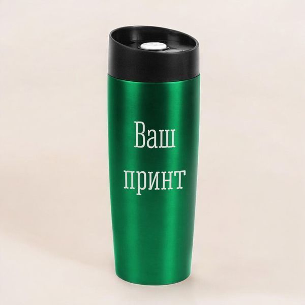 Термокухоль "Конструктор", Зелений, Дерев'яний подарункова коробка з гравіюванням, 400 мл 2603885768 фото