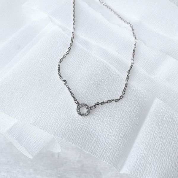 Кольє Щастя Rhodium 925 38 см+5 см 2303300370 фото