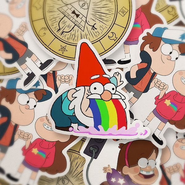 Стікерпак Гравіті Фолз Набір наклейок GeekLand Gravity Falls 50 штук 2881874863 фото