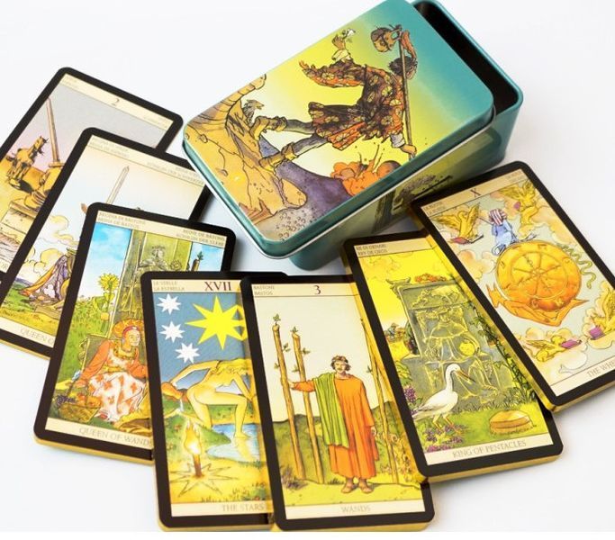Карты Таро Нового Видения Tarot of the New Vision в металлической коробке 2569389145 фото