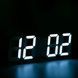 Светодиодные цифровые часы в виде цифр White clock 122997 фото 5