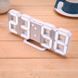 Светодиодные цифровые часы в виде цифр White clock 122997 фото 1