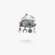 Брошь серебряная с подвесками Хатка Emerald 925 210-S04-0217b фото 3