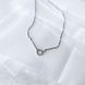 Кольє Щастя Rhodium 925 38 см+5 см 2303300370 фото 2