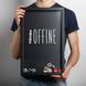Рамка скарбничка "#offine" для кришок, Чорний, англійська 2603879826 фото 3