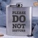 Фляга сталева "Please do not disturb", англійська, Дерев'яна подарункова коробка 2603883390 фото 2