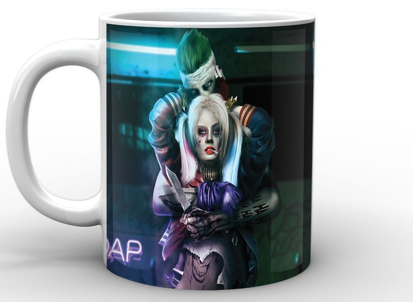 Кружка GeekLand біла Джокер Joker Harley JK.02.017 JK.02.017 фото