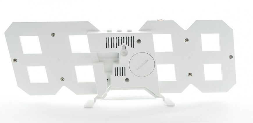 Светодиодные цифровые часы в виде цифр White clock 122997 фото