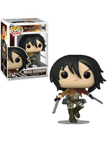 Фігурка Funko Pop Фанко Поп Мікаса Mikasa Ackerman w/Swords Атака титанів Attack on Titan 10 см AT K 1166 AT M 1166 фото