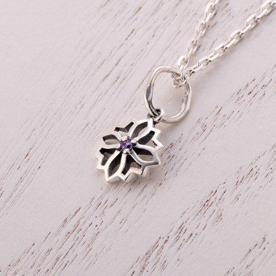 Кулон серебряный Вытынанка Amethyst 925 Zirkon 2686058591 фото