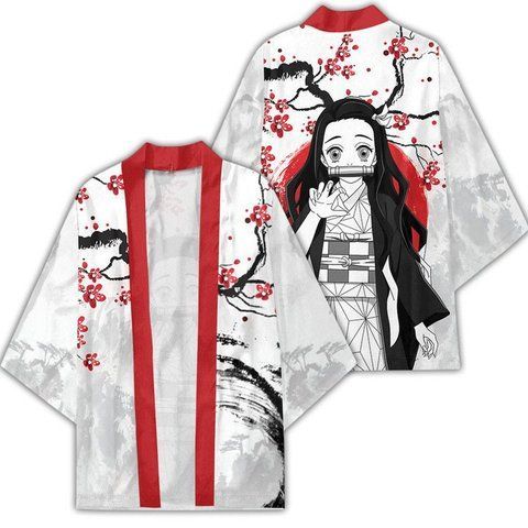 Плащ Хаори Незуко Камадо Клинок Рассекающий демонов Nezuko Kamado Demon Slayer H NK DS M 01 2341037216 фото
