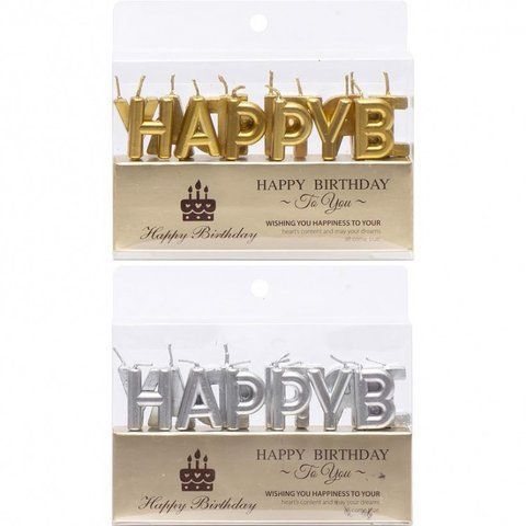 Свечи для торта Happy Birthday 1982148220 фото