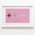 Постер "Я тебя люблю" А3, silver-pink, silver-pink, російська BD-pl-04 фото