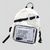Рюкзак стильный Белый с прозрачными отсеками&nbsp;Stylish Backpack White 43x33 2797017159 фото