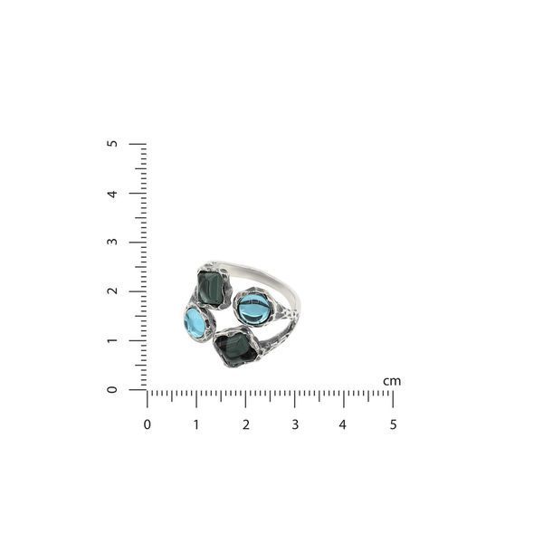 Кільце Ліриди mix Indicolite 925 18.5 68-11102S06-5054k фото