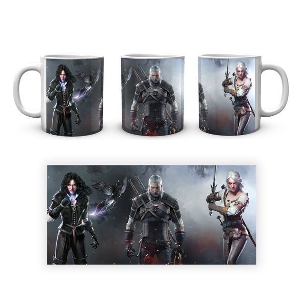 Кружка GeekLand The Witcher&nbsp;Ведьмак герои TW.02.488 TW.02.488 фото