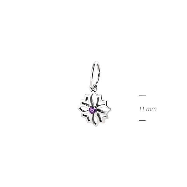 Кулон серебряный Вытынанка Amethyst 925 Zirkon 2686058591 фото