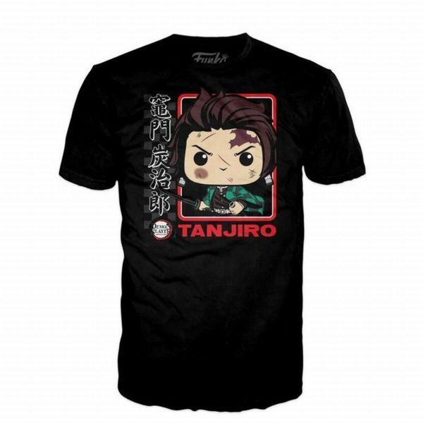 Набір Funko Pop Tee Set Фанко Поп Demon Slayer Tanjiro Клинок, що розсікає демонів Танджиро 10 см DS BL K867 S DS BL K867 S фото