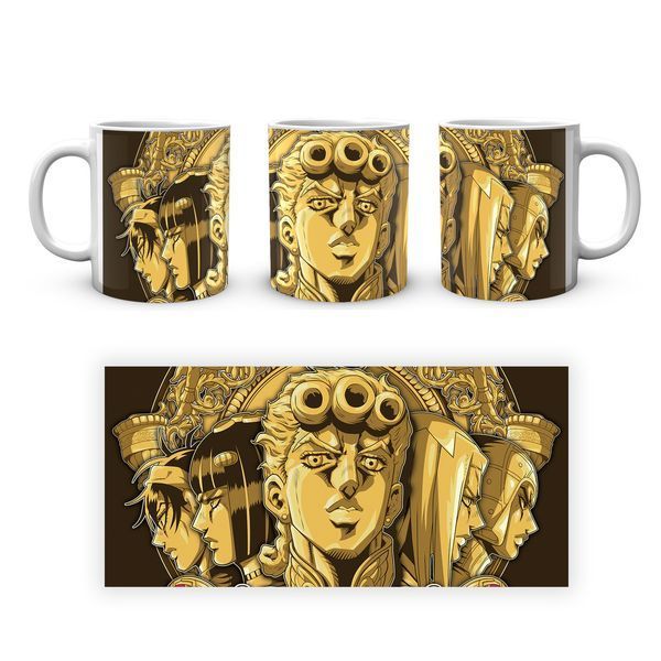 Кухоль GeekLand Неймовірні пригоди ДжоДжо JoJo's Bizarre Adventure Команда Бучелоті JJ 02.582.955 JJ 02.582.955 фото