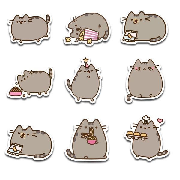 Стикерпак Набор наклеек GeekLand Пушин Pusheen 45 штук SP P 01 SP P 01 фото