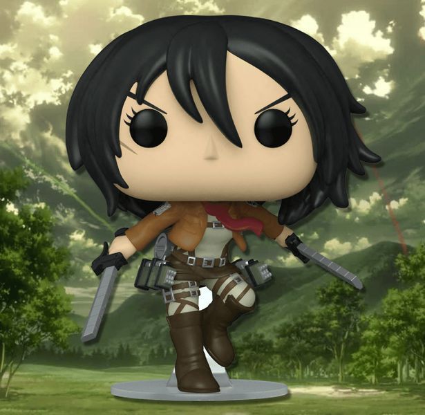 Фігурка Funko Pop Фанко Поп Мікаса Mikasa Ackerman w/Swords Атака титанів Attack on Titan 10 см AT K 1166 AT M 1166 фото