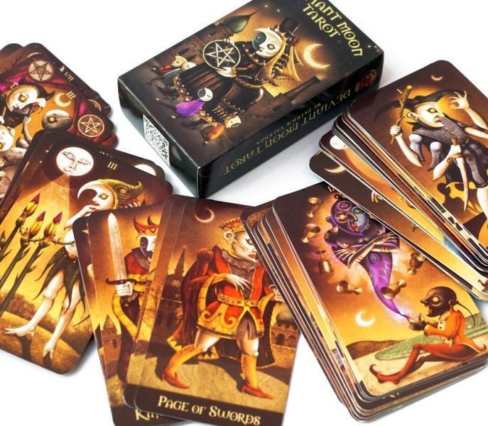Карти Таро Божевільного Місяця Deviant moon Tarot 10.2х6 см 2531709894 фото