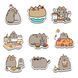 Стикерпак Набор наклеек GeekLand Пушин Pusheen 45 штук SP P 01 SP P 01 фото 2