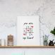 Постер "You won my heart", white-white, white-white, англійська BD-pl-73 фото 1