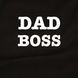 Фартук "Dad Boss", Черный, английский 2603862592 фото 3