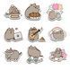 Стикерпак Набор наклеек GeekLand Пушин Pusheen 45 штук SP P 01 SP P 01 фото 6