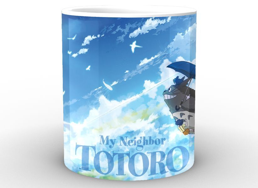 Кружка Geek Land белая Мой сосед Тоторо My Neighbor Totoro Тоторо летает NT.02.018 NT.02.018 фото