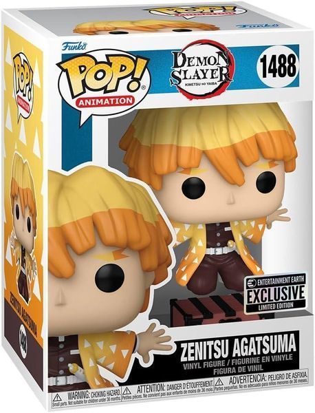 Фигурка Funko Pop Клинок рассекающий демонов Зеницу Demon Slayer Zenitsu 10 см DS Z 1488 DS Z 1488 фото