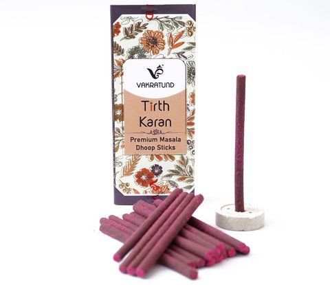 UNITED FRAGRANCE Tirth Karan Masala Dhoop 17 палочек 2569392389 фото