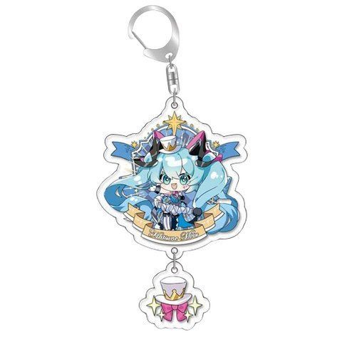 Брелок акриловий Вокалоїд Хацуне Міку Vocaloid Miku Hatsune 5 см 2462169362 фото