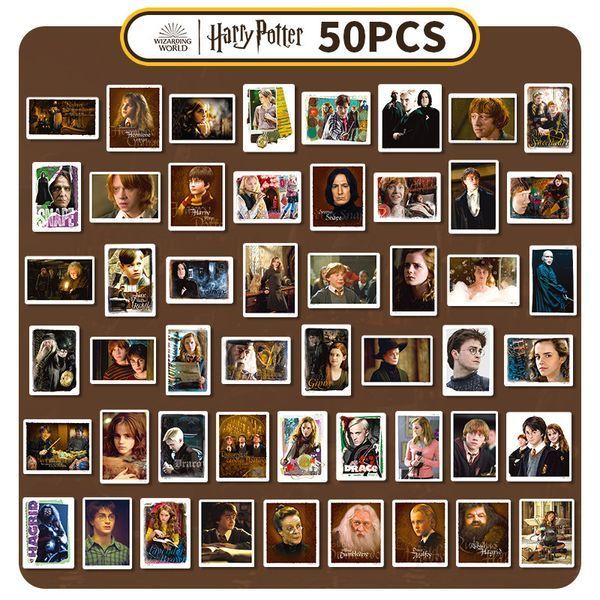 Стикерпак Гарри Поттер Набор наклеек GeekLand Harry Potter 50 штук 2457177182 2881876021 фото