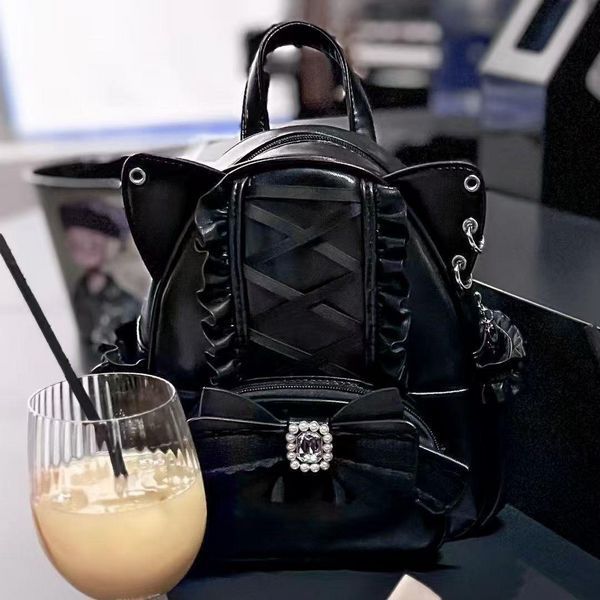 Рюкзак в стиле Лолита Розовый Lolita&nbsp;Backpack Pink 25x20x9 см 2792107197 фото